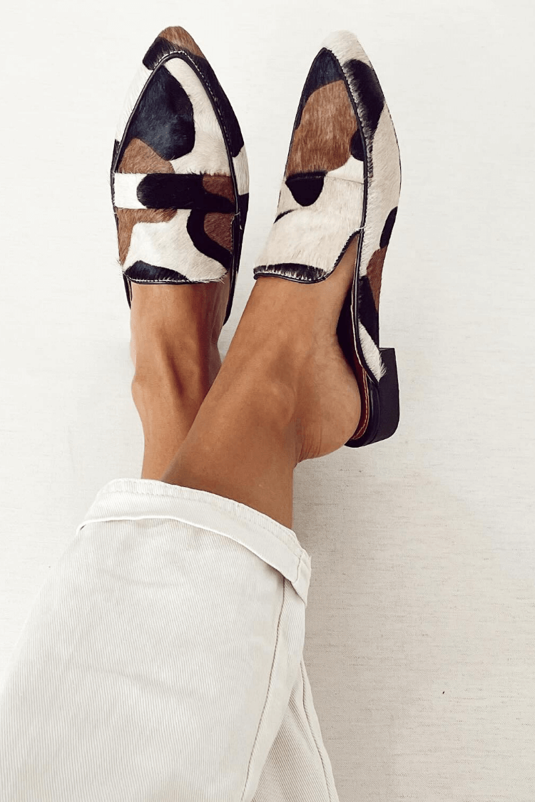 Edith | Loafer with Abstract Pattern