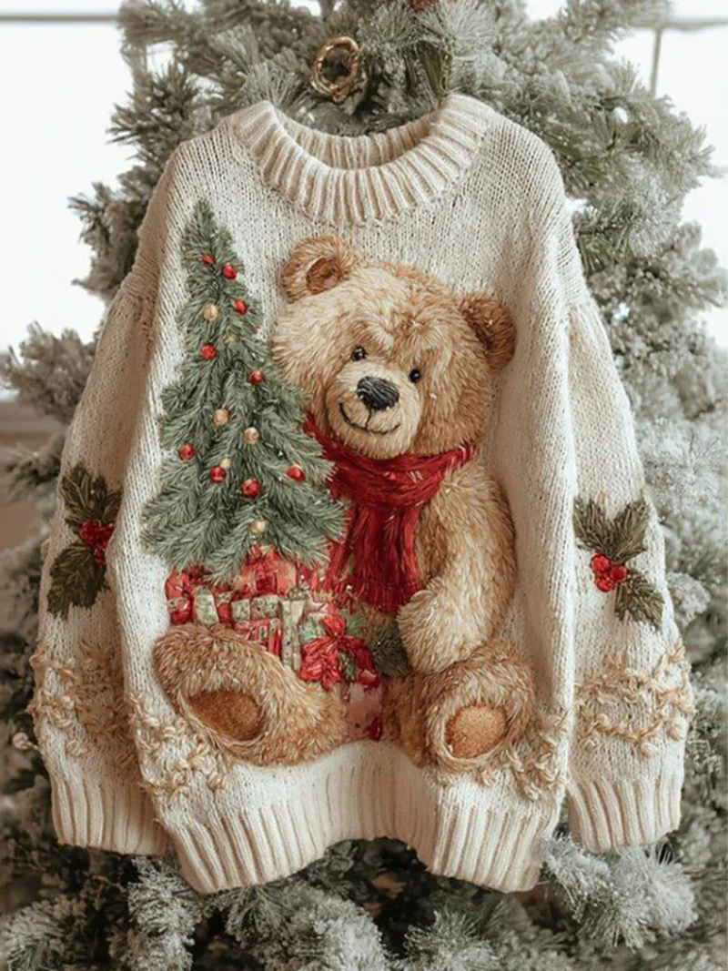 Sammy | Festive Holiday Sweater with Charming Details