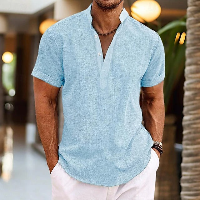Luka | Textured Popover Shirt