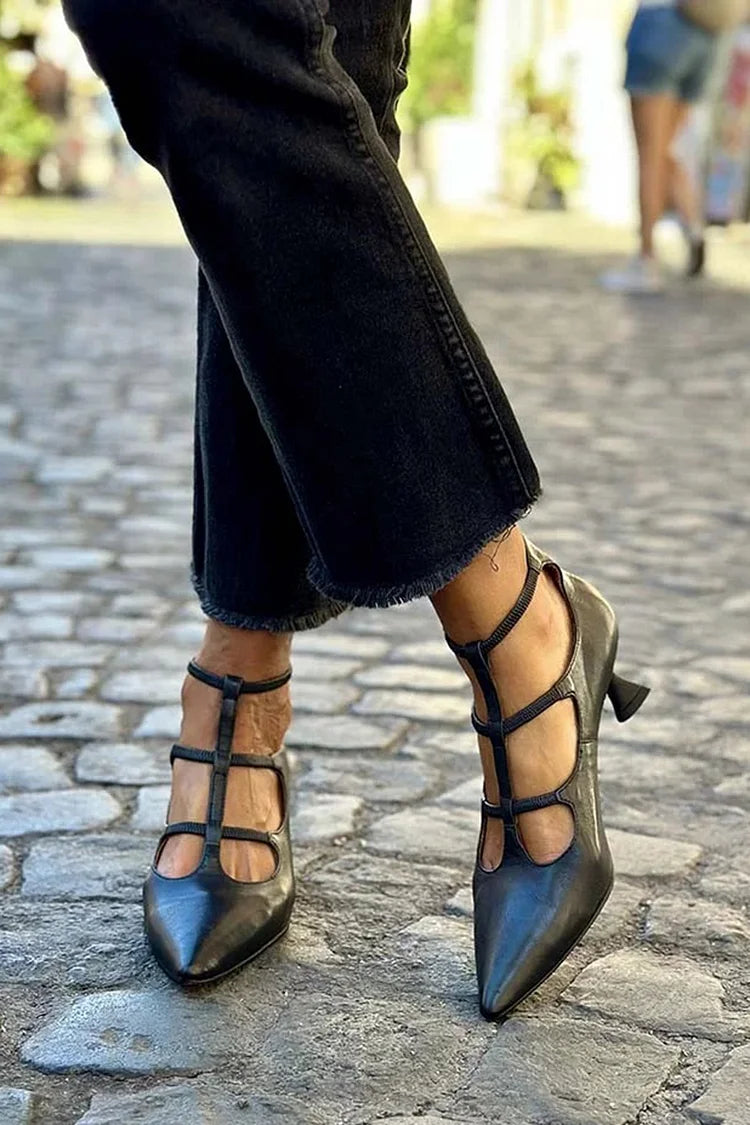 Serenade | Elegant Pumps With Straps