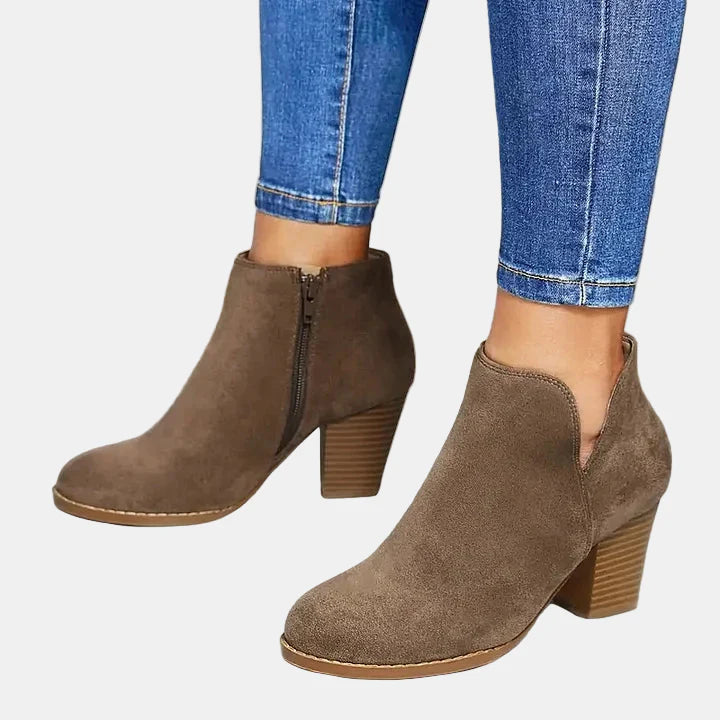 Manon | Block Heel Ankle Boots