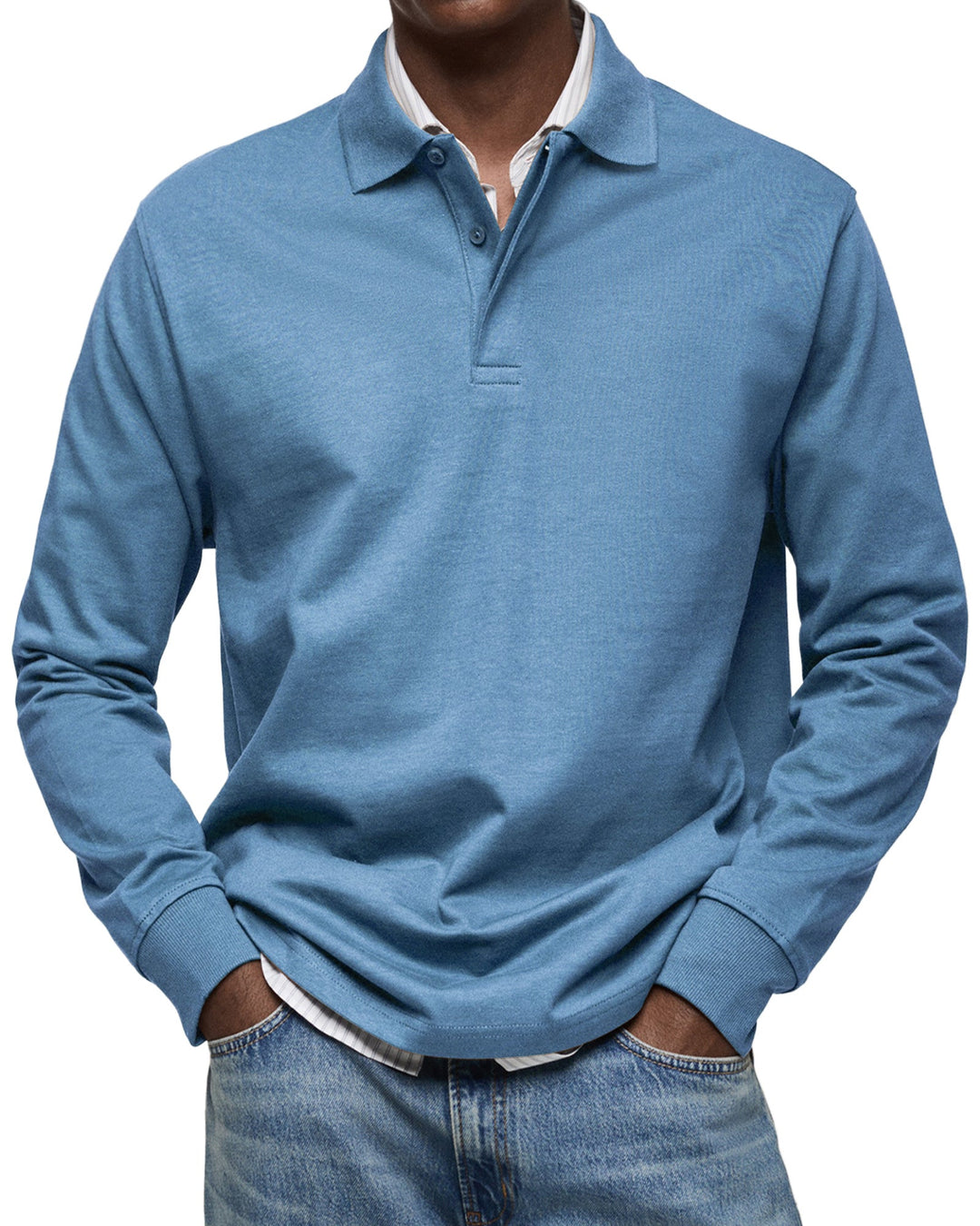Jason | Refined Comfort Long-Sleeve Polo