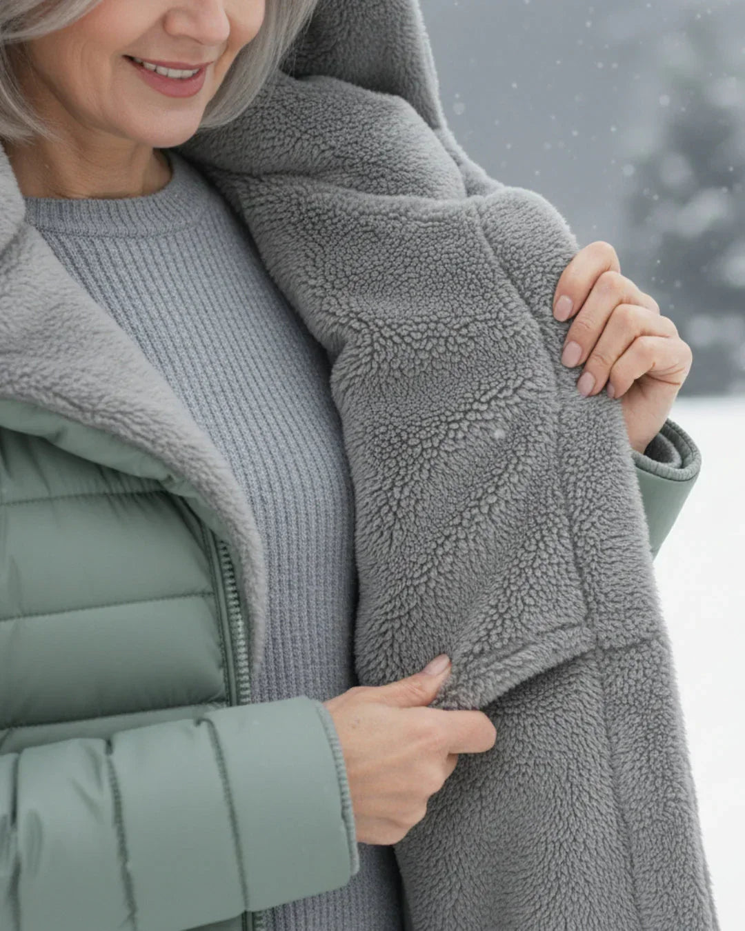 Amora | Hooded Quilted Winter Jacket