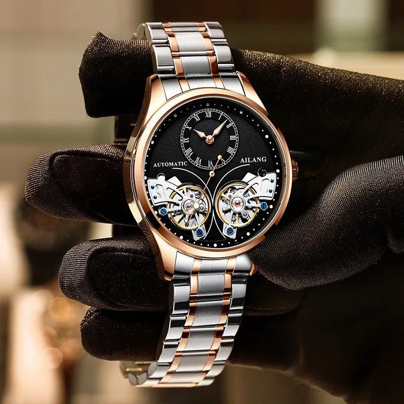 Double Tourbillon Wrist Watch