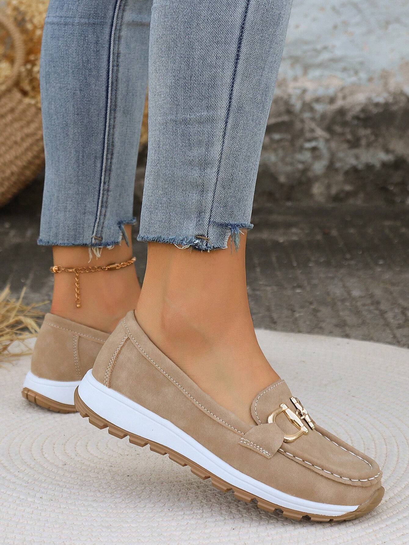 Celeste | Flat Buckle Loafers