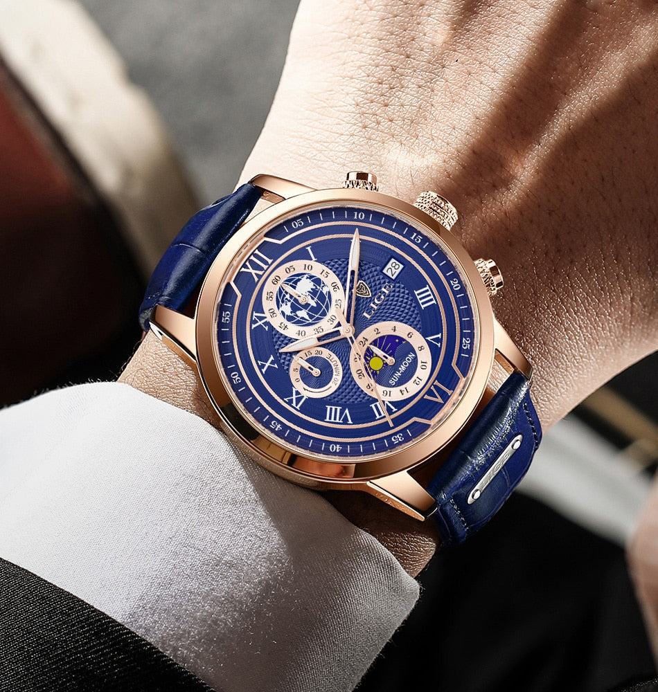 Luminescent Chronograph Wrist Watch