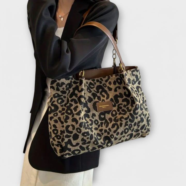Kelly | Versatile Leopard Tote Bag