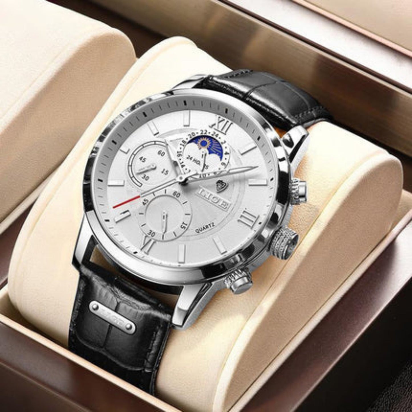 Moon Phase Sports Watch