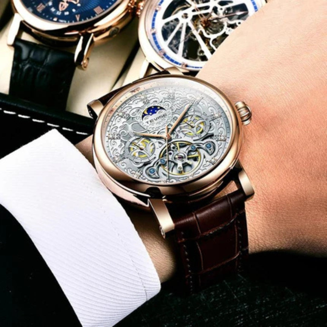 Skeleton Mechanical Automatic Watch