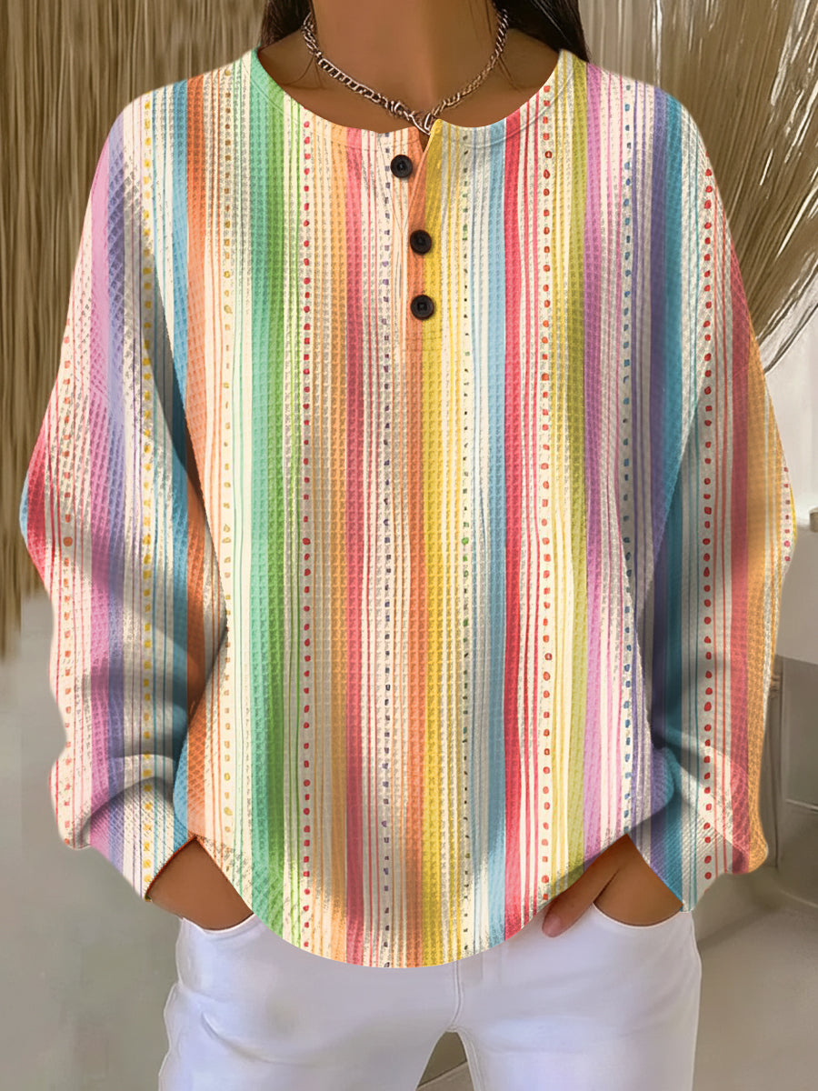 Sarao | Trendy Button Top