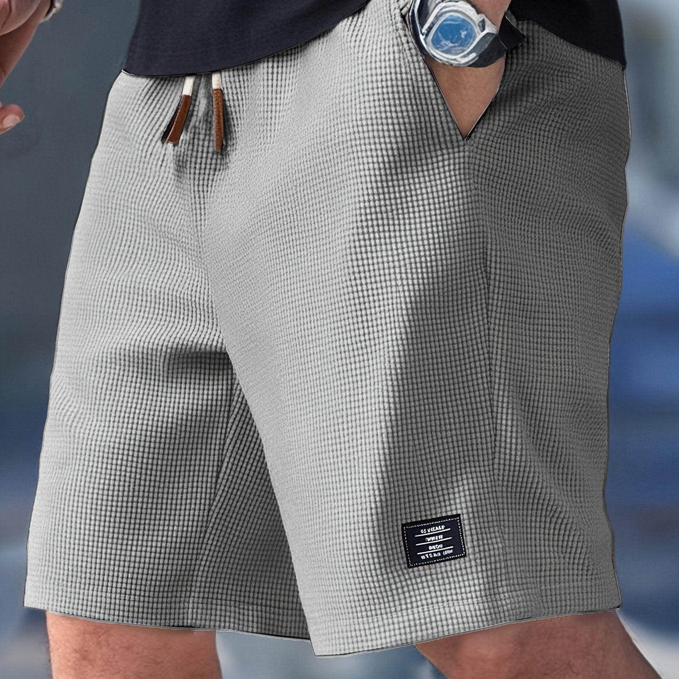 Logan | Elastic Waist Men’s Shorts