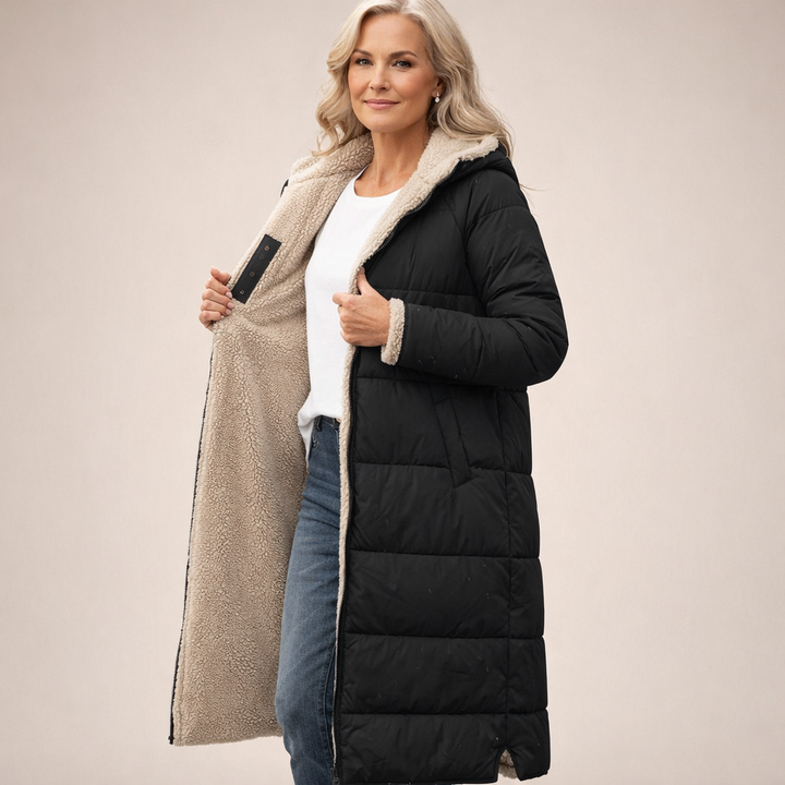 Amy | Quilted Long Winter Coat