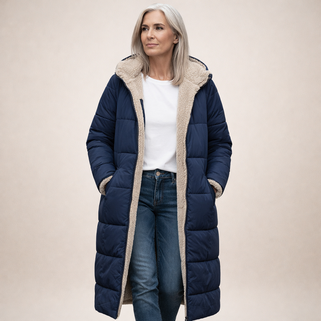 Amy | Quilted Long Winter Coat