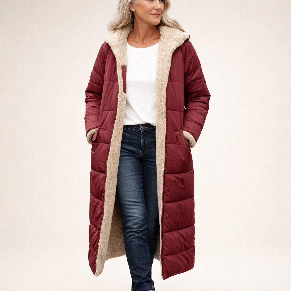 Amy | Quilted Long Winter Coat