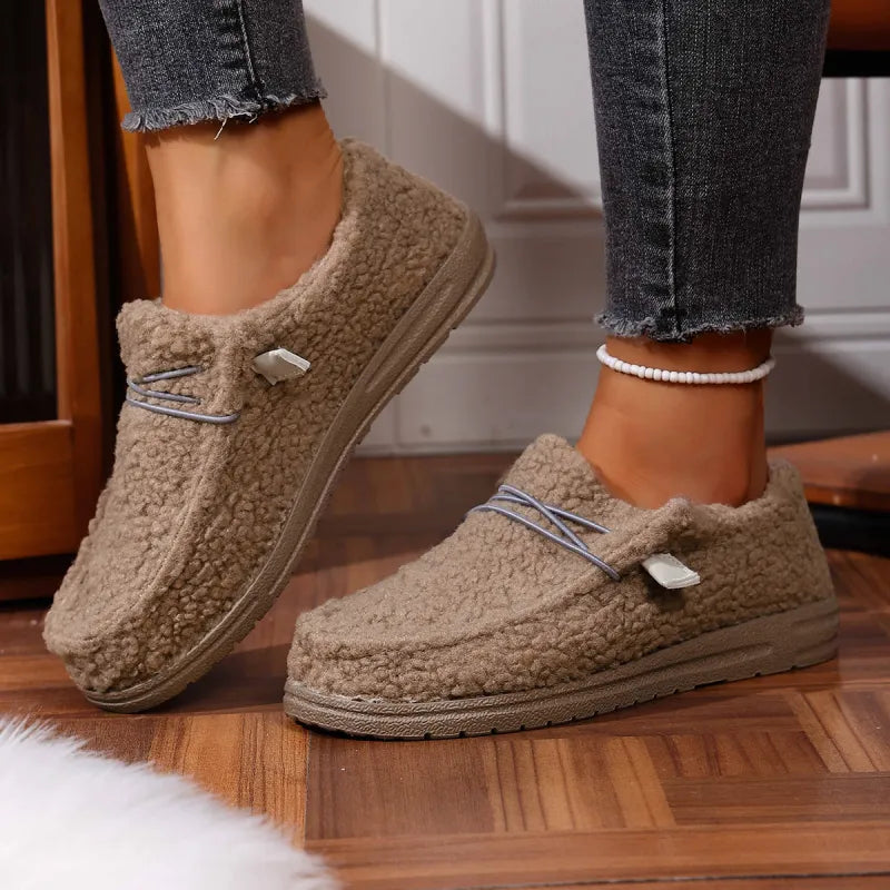 Florence | Warm Teddy Slippers