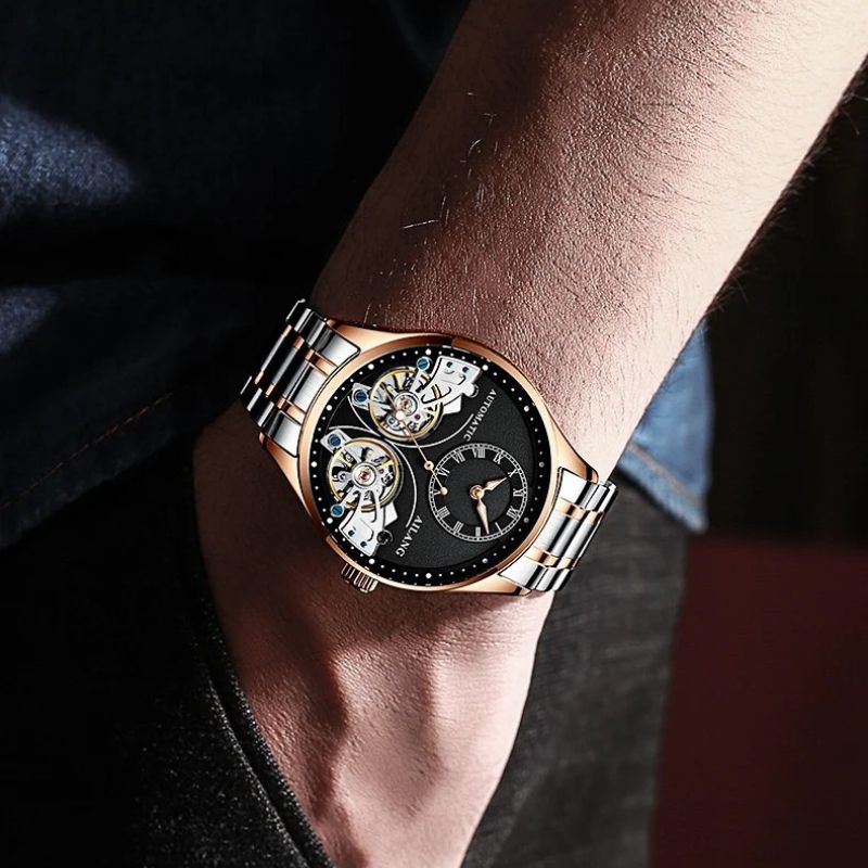 Double Tourbillon Wrist Watch