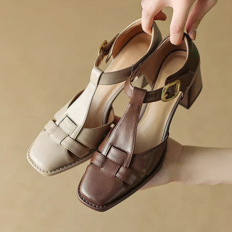 Annie | Square Toe Sandals