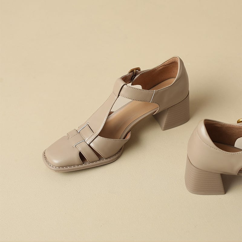 Annie | Square Toe Sandals
