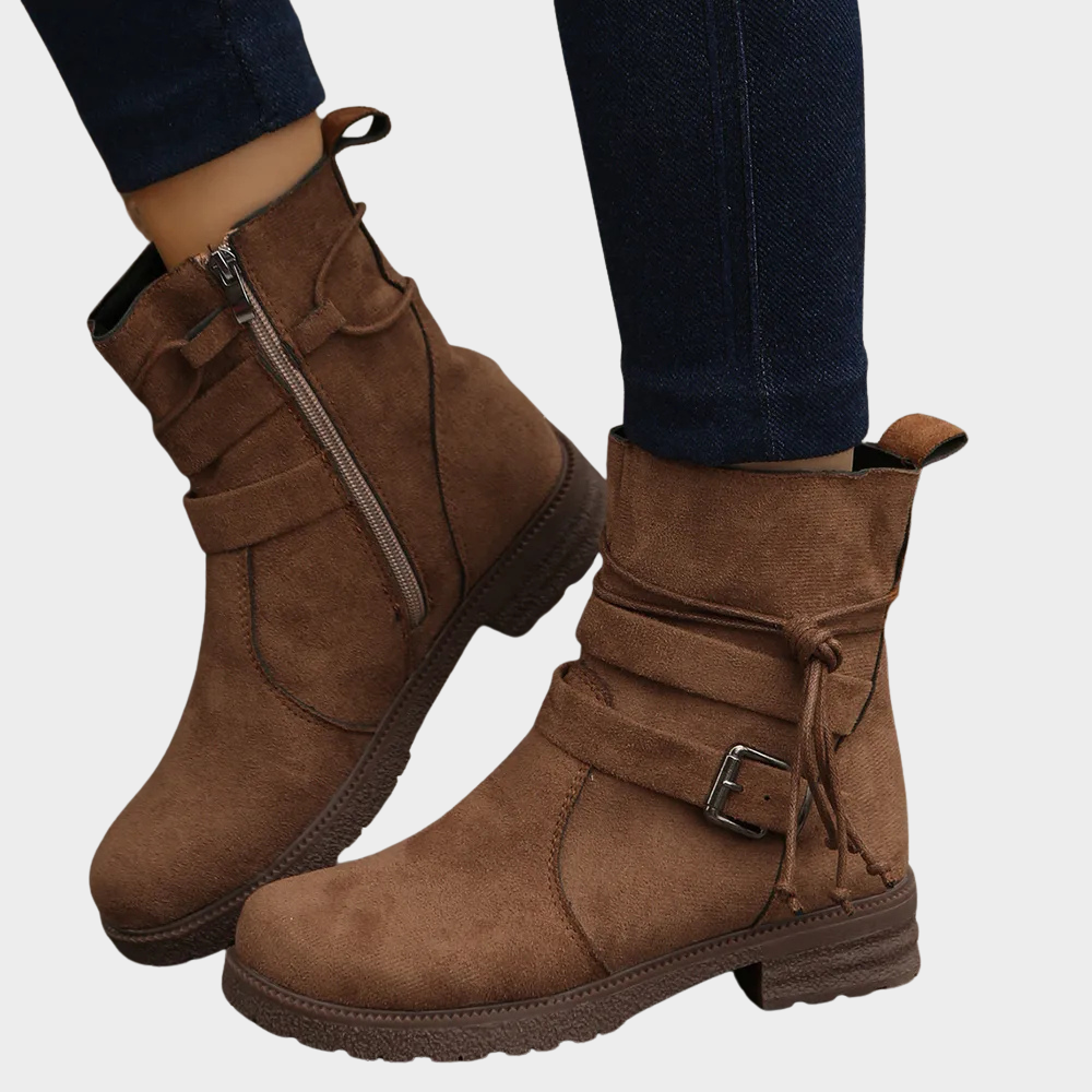 Docota | Low Heel Ankle Boots