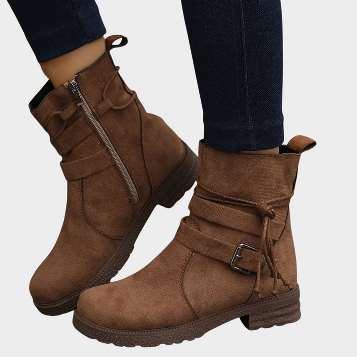 Docota | Low Heel Ankle Boots