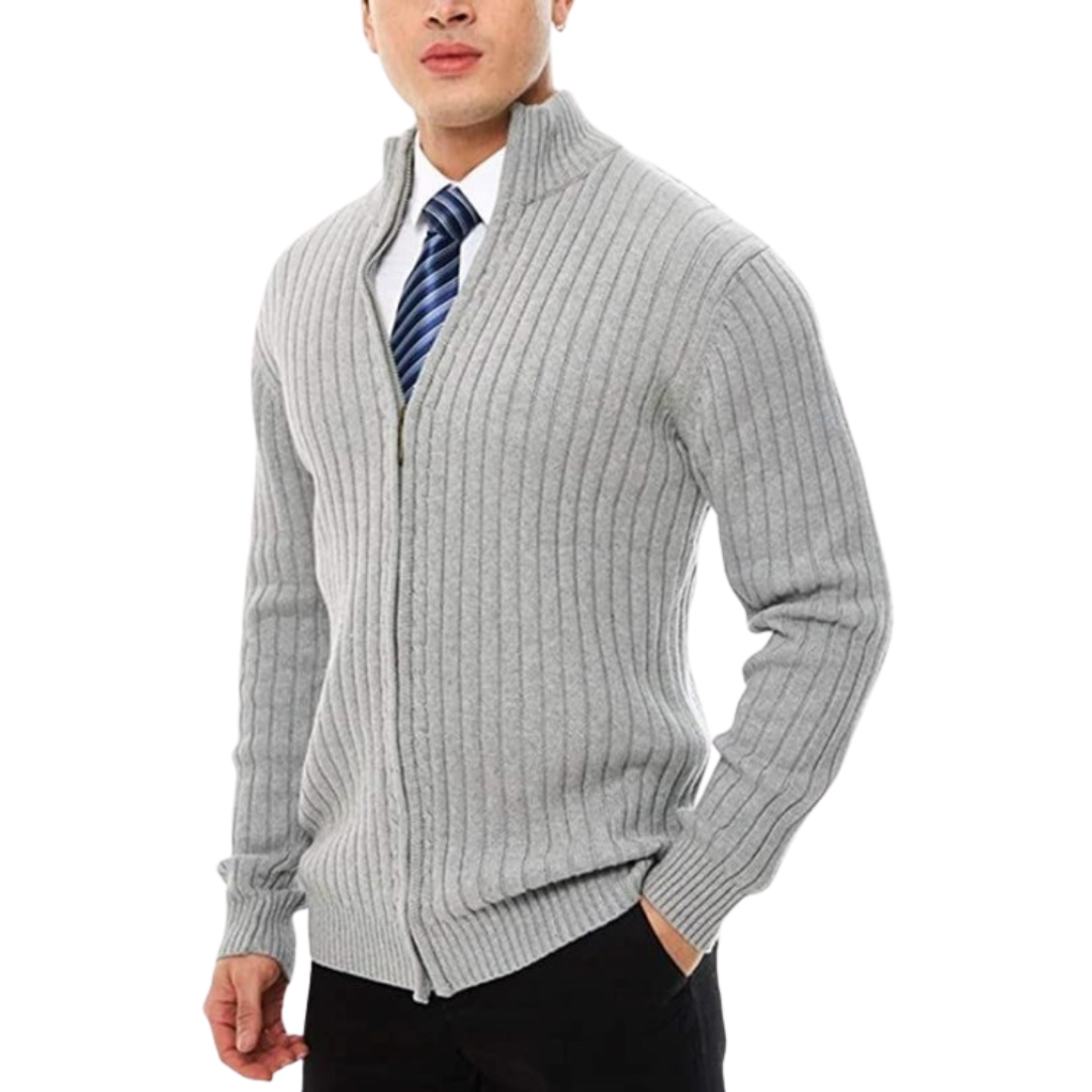 Katie | Men’s Ribbed Zip-Up Jacket