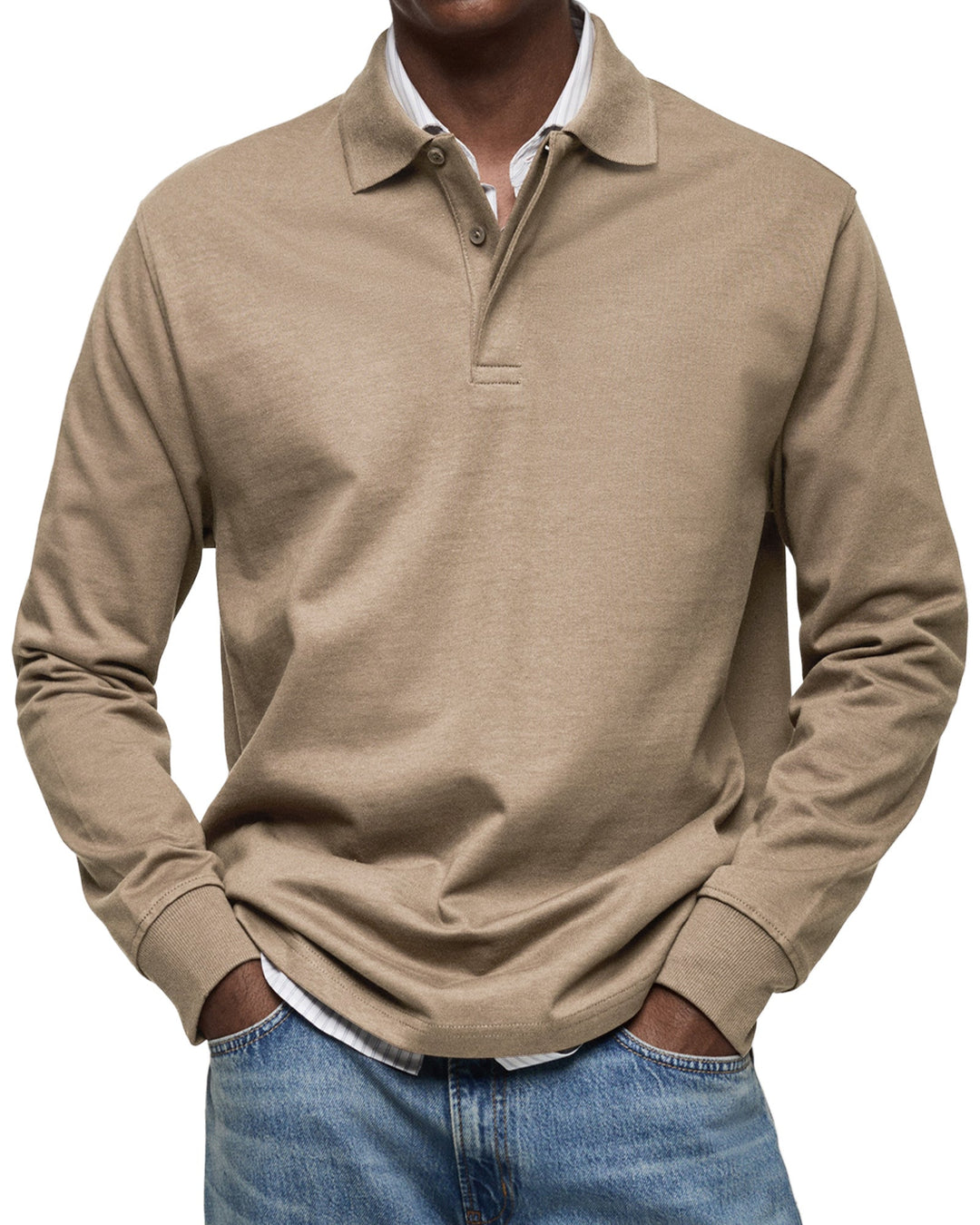 Jason | Refined Comfort Long-Sleeve Polo