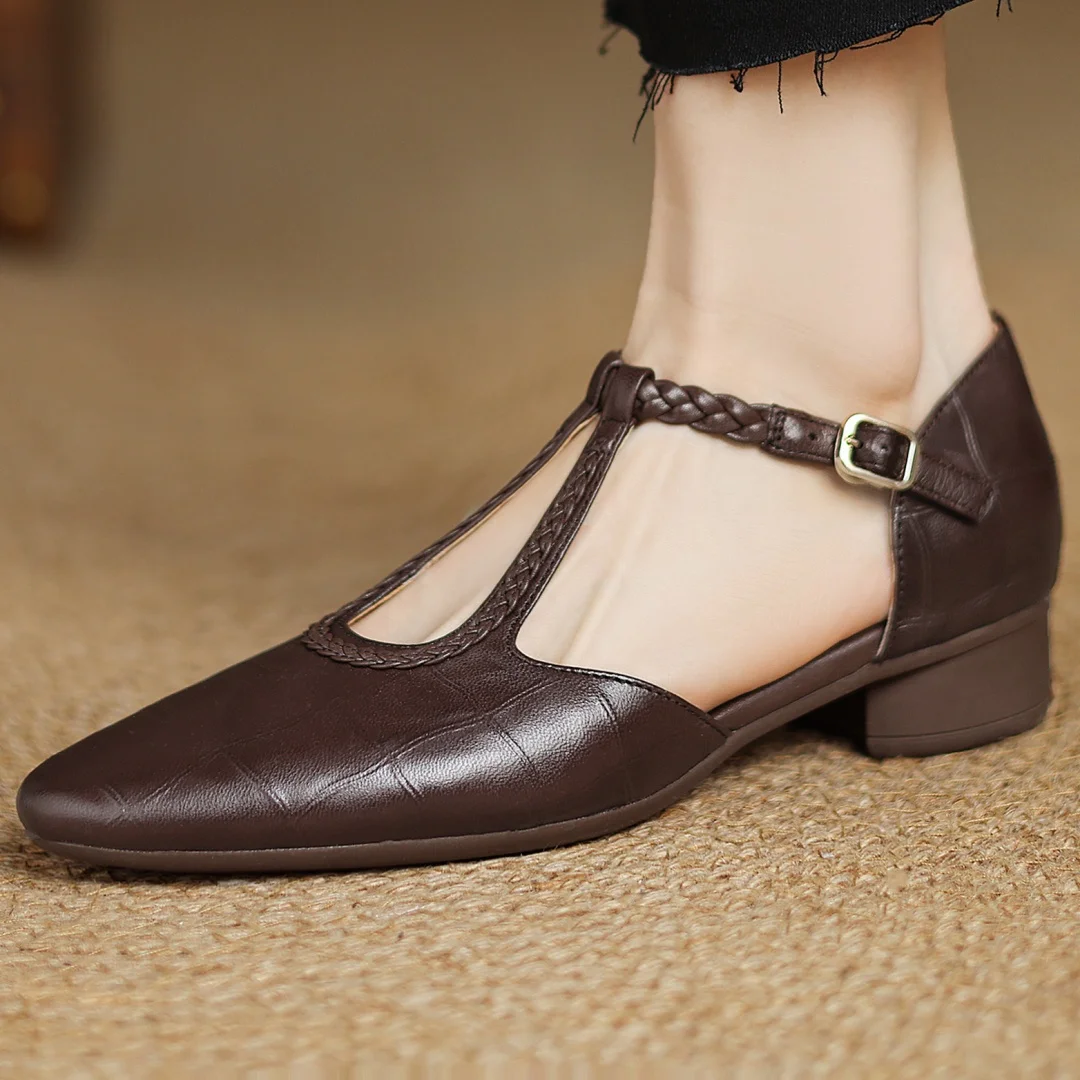 Annie | Kepa Leather Mary Janes