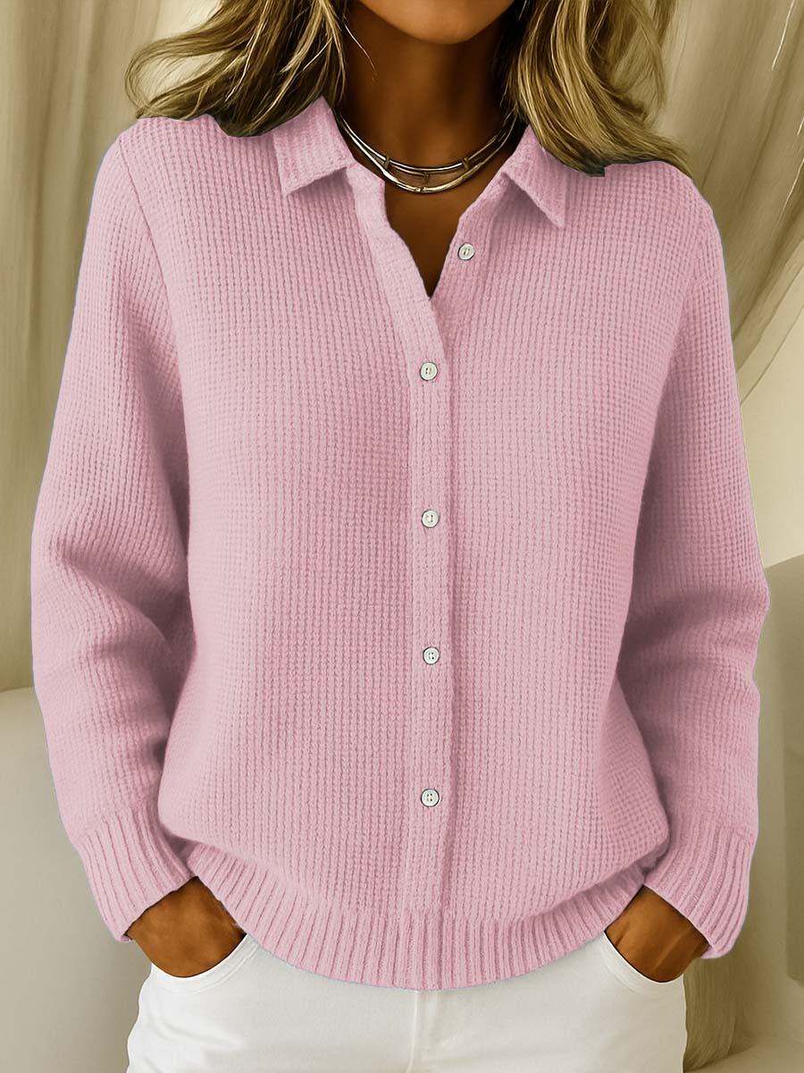 Olivia | Button-Up Knit Cardigan