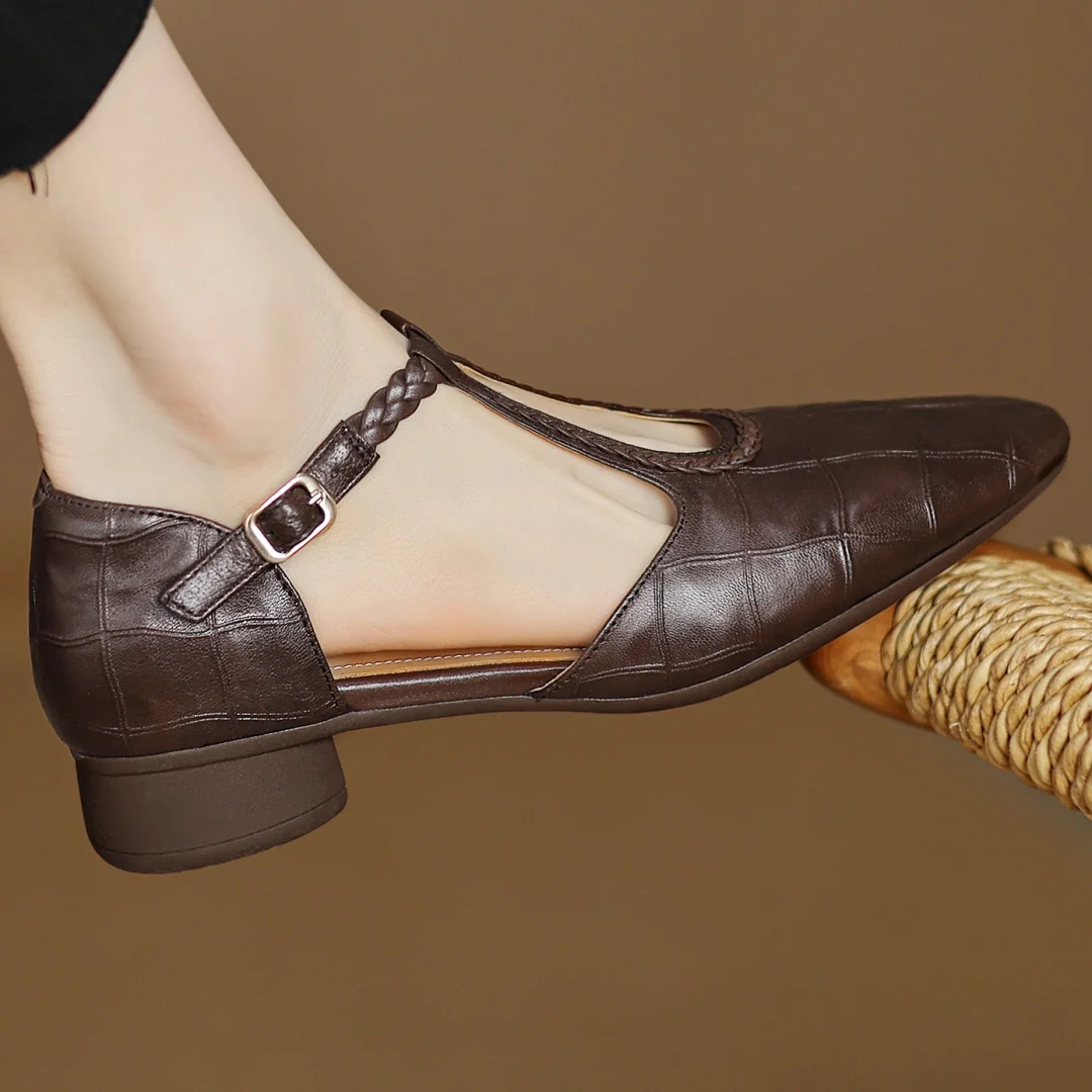 Annie | Kepa Leather Mary Janes