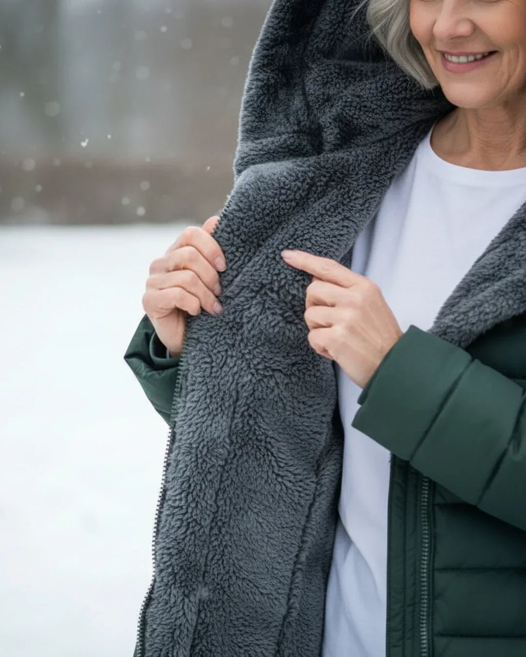 Amora | Hooded Quilted Winter Jacket