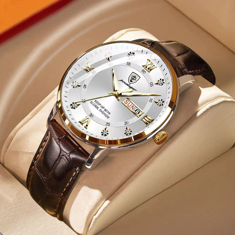 Elegant Slim Waterproof Wrist Watch