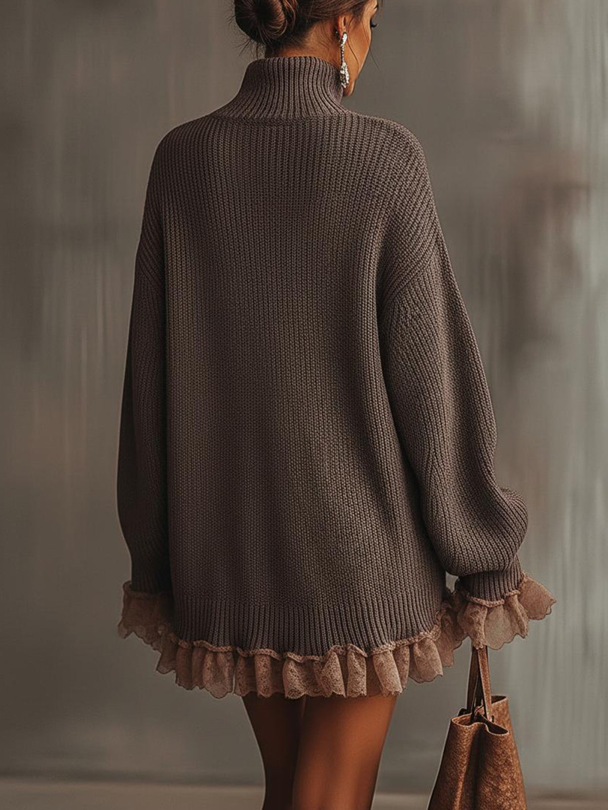 Hetty | Romantic Ruffled Sweater Dress