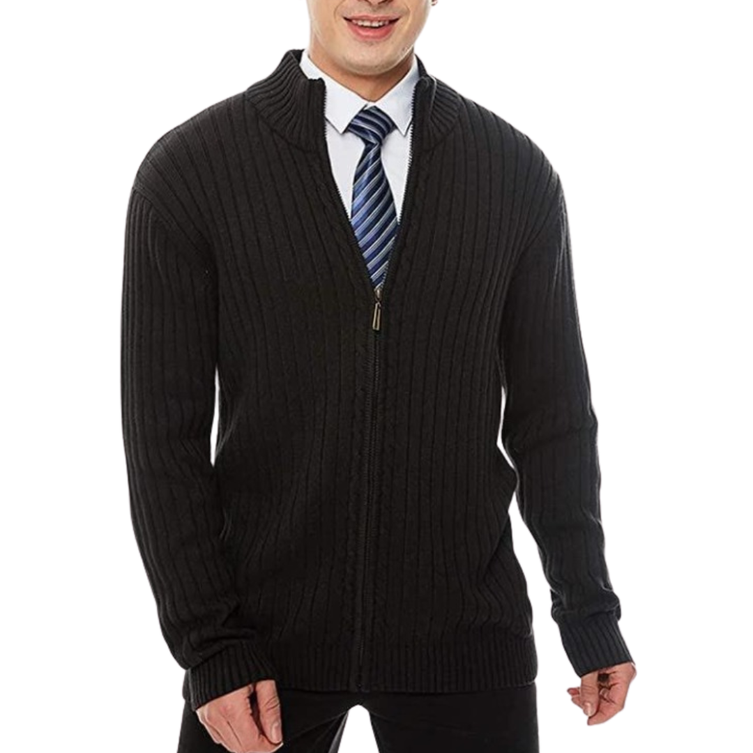 Katie | Men’s Ribbed Zip-Up Jacket