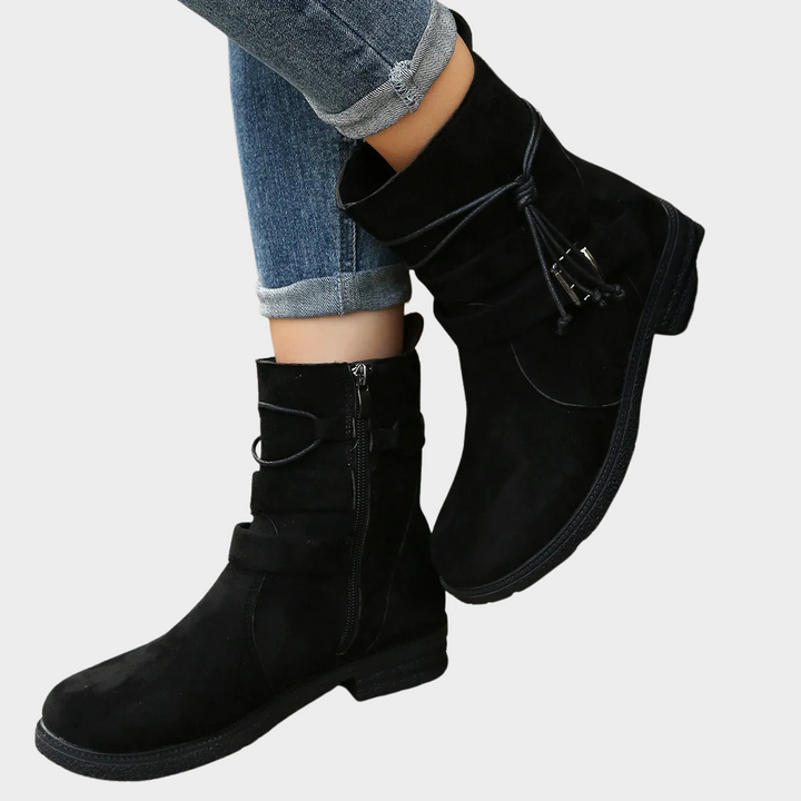 Docota | Low Heel Ankle Boots