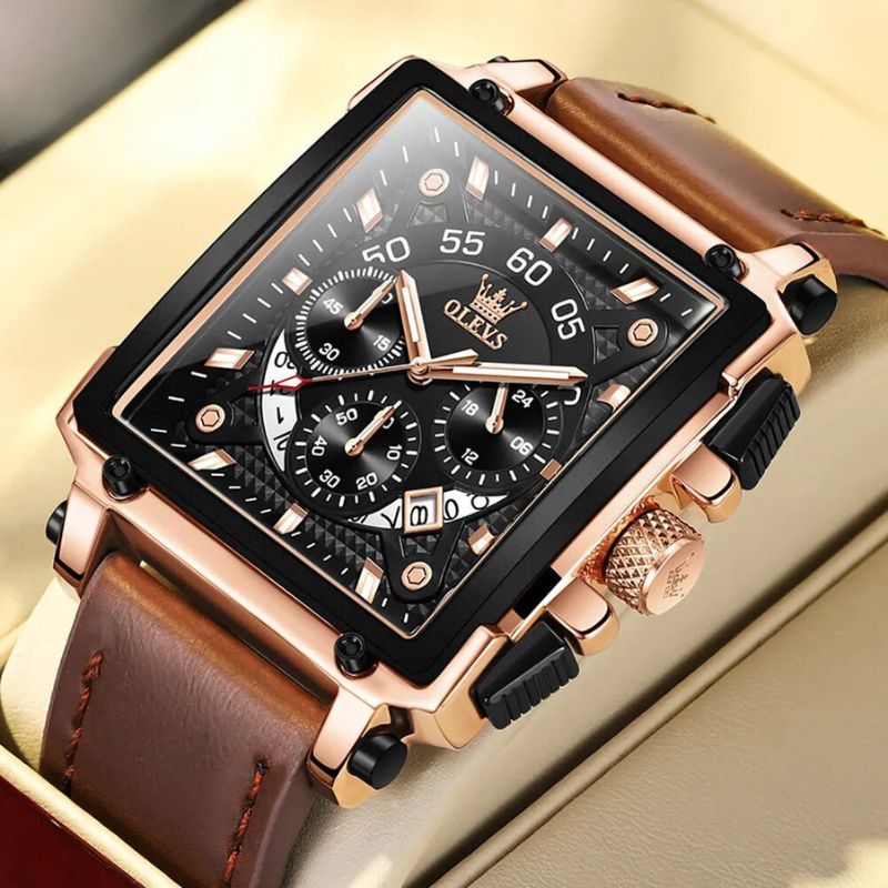 Square Dial Wrist Watch