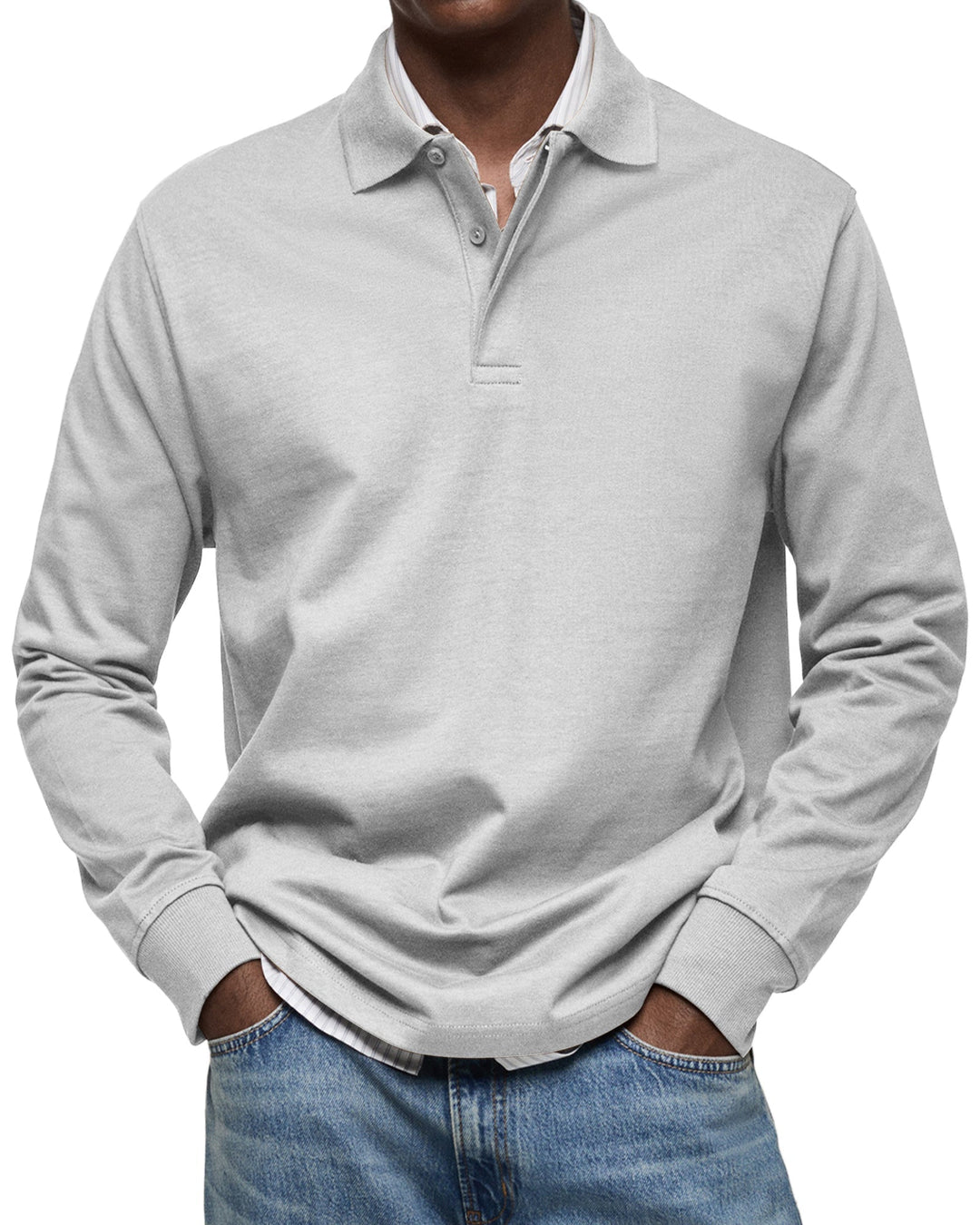 Jason | Refined Comfort Long-Sleeve Polo