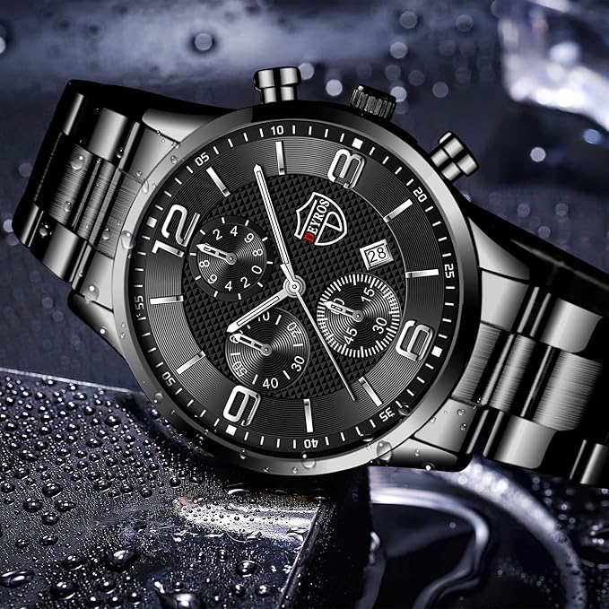 Executive Stainless Steel Wrist Watch