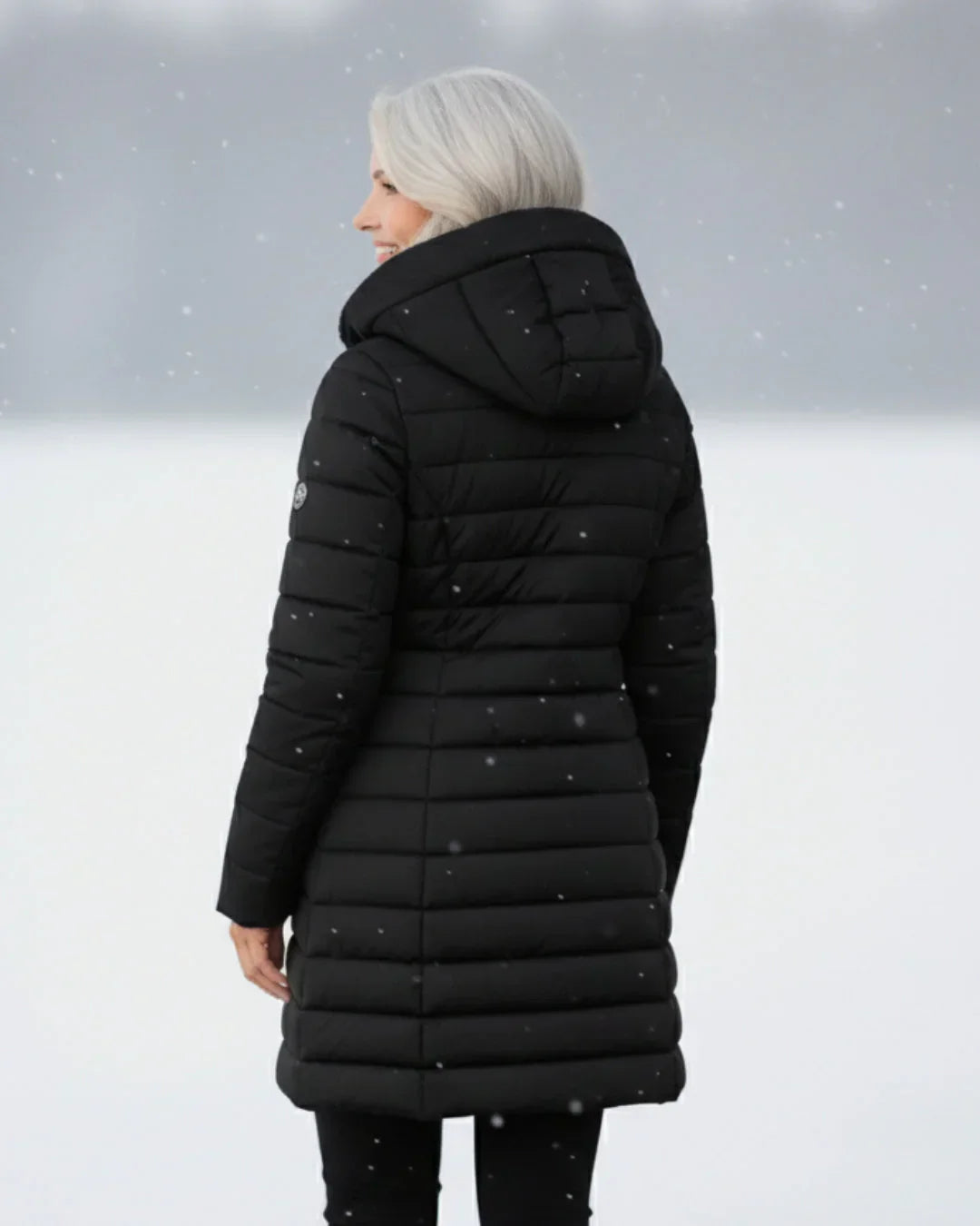 Amora | Hooded Quilted Winter Jacket
