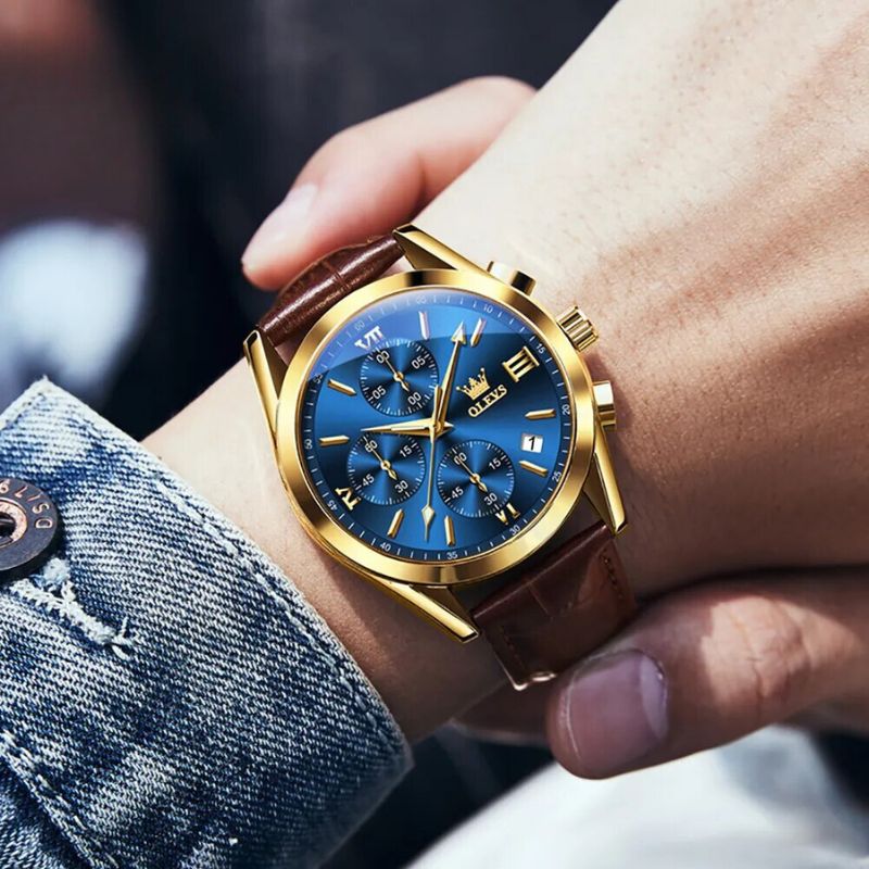 Luminous Sporty Chronograph Wrist Watch