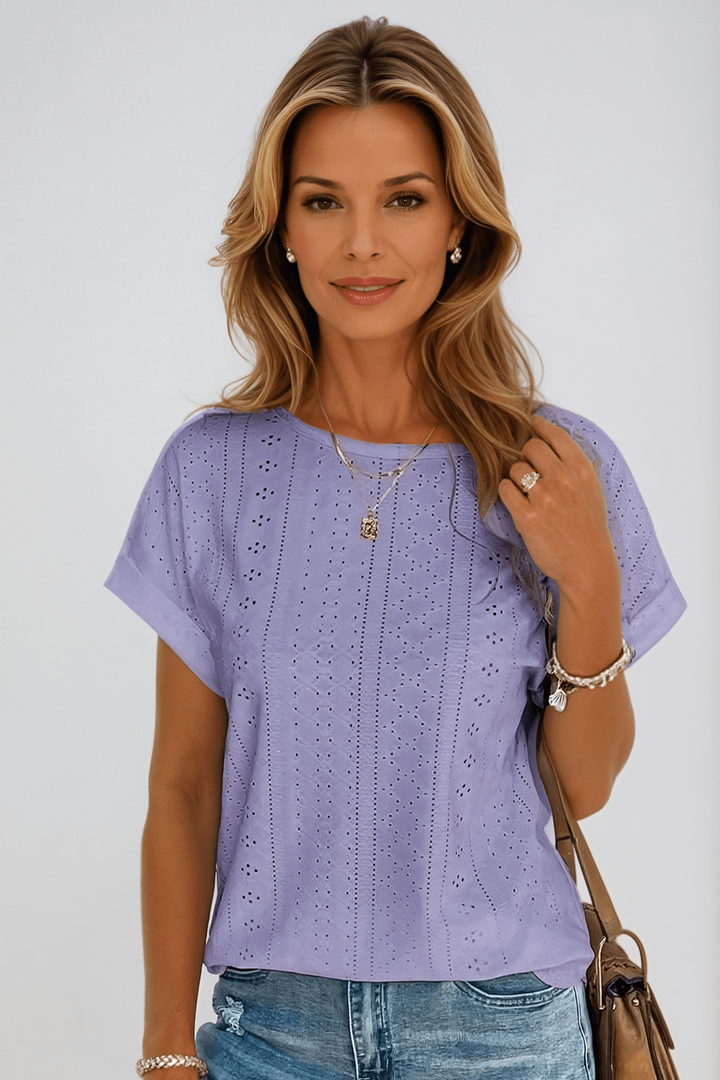 Josie | Oceanview Eyelet Top