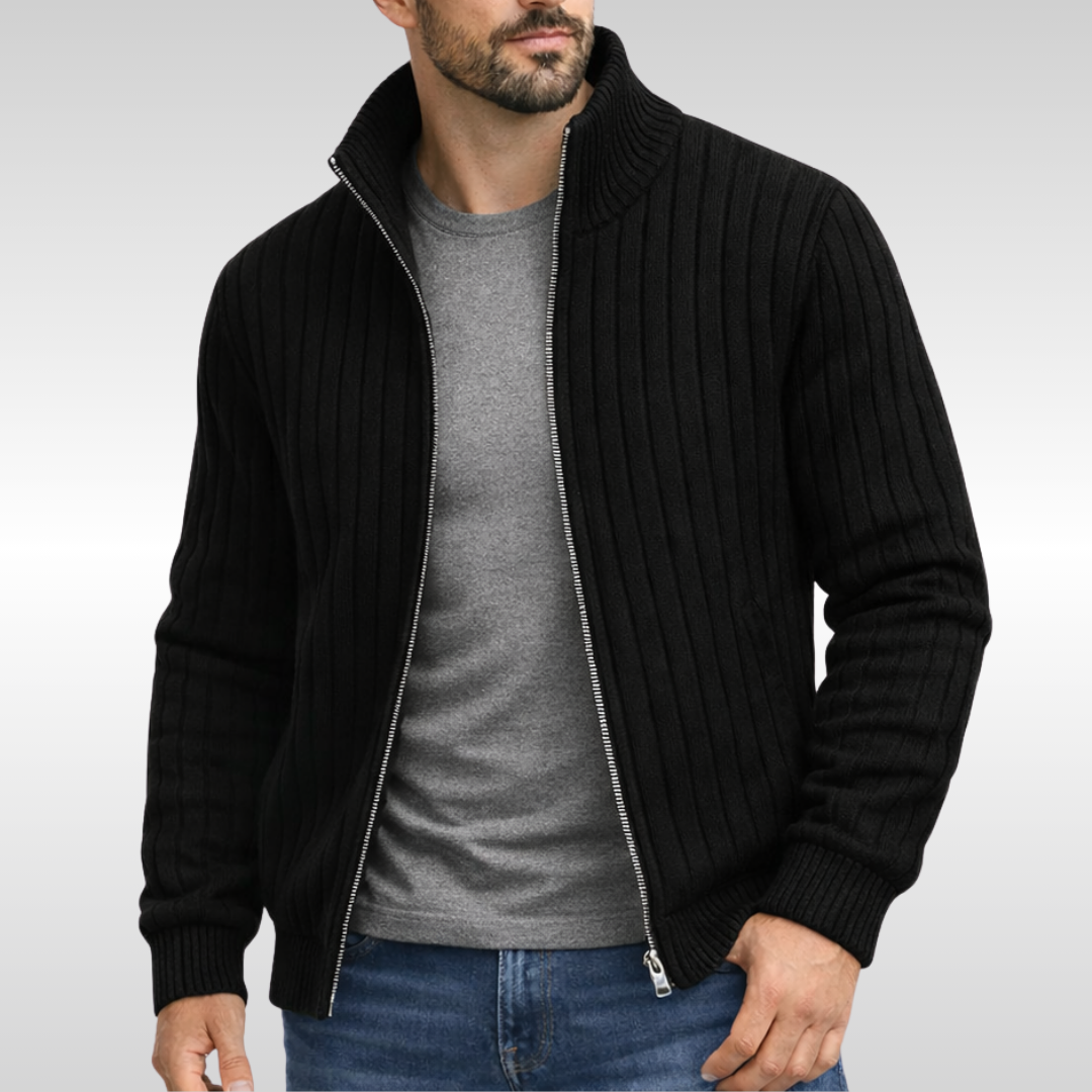 Emile | Men’s Ribbed Zip Jacket