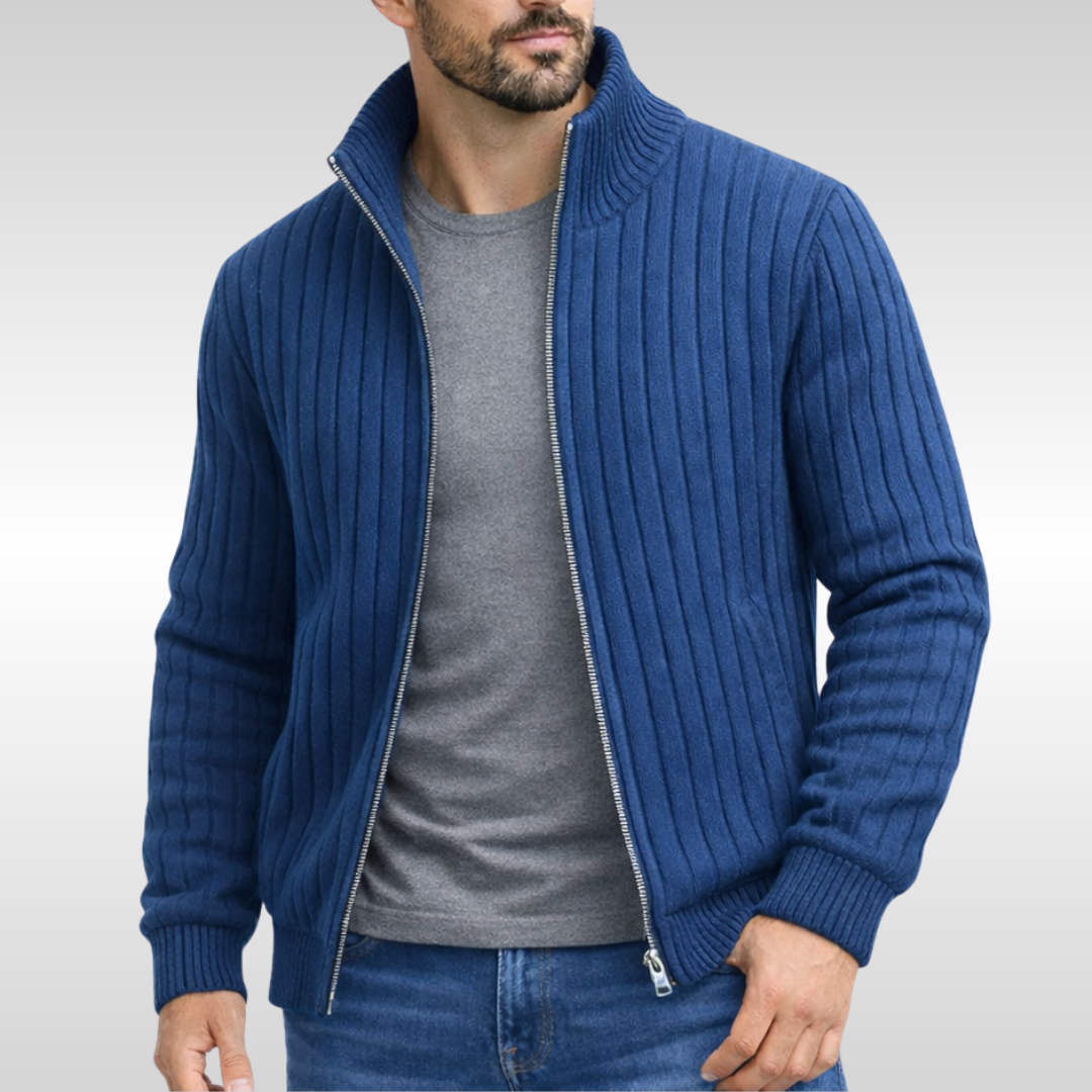 Emile | Men’s Ribbed Zip Jacket