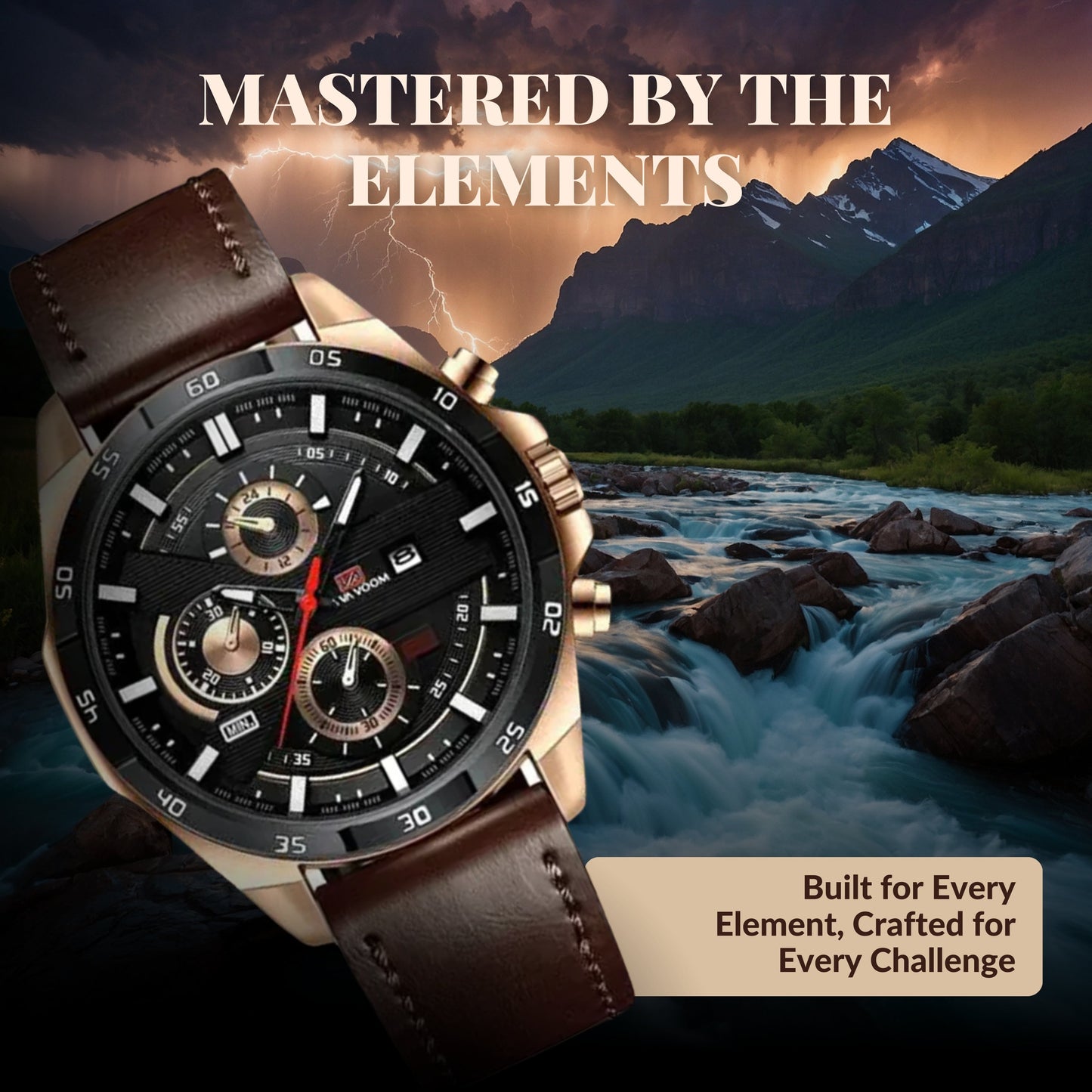 Scratch Resistant Waterproof Wrist Watch
