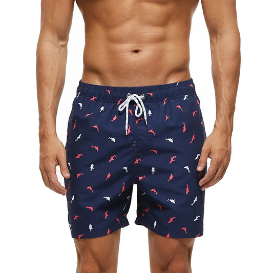 Coastal White Fish | Quick-Dry Swim Shorts