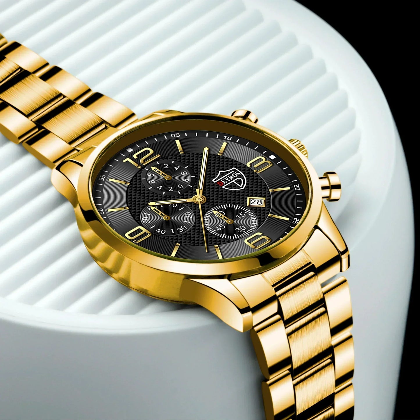 Executive Stainless Steel Wrist Watch