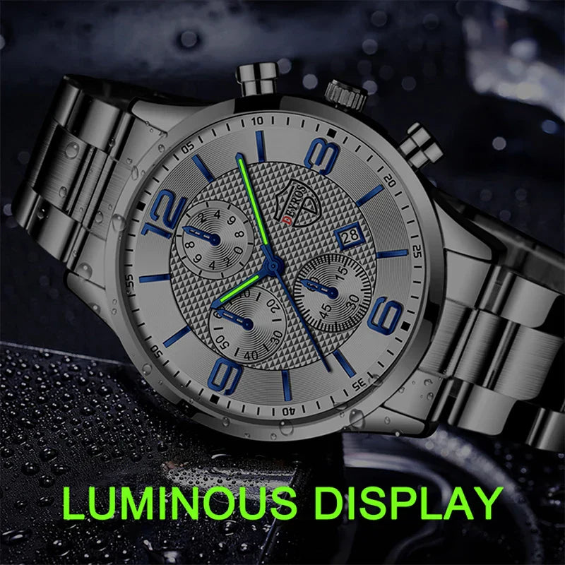 Executive Stainless Steel Wrist Watch