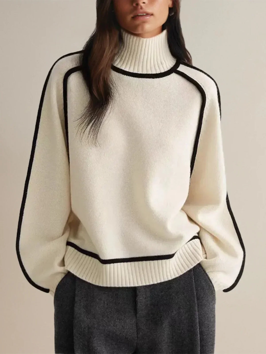 Frederique | Elegant Turtleneck sweater