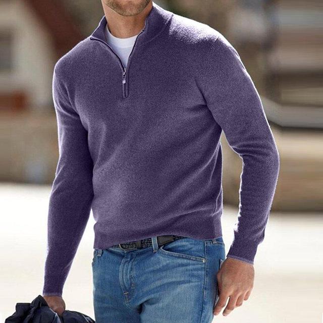 Perry | V-Neck Sweater with Zipper