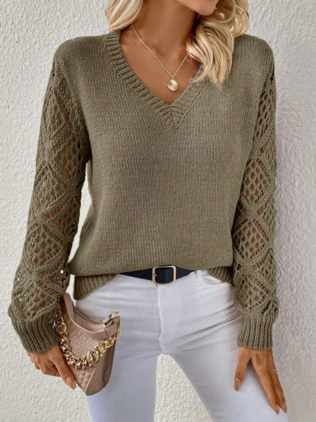 Addison | Soft V-neck Sweater