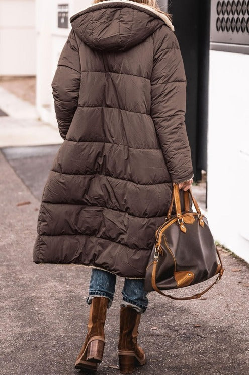 Amy | Quilted Long Winter Coat